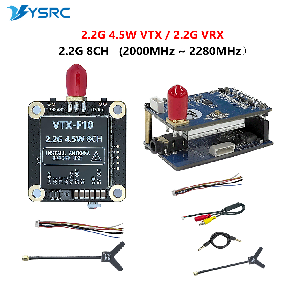 Fpv Drone Receiver - 2.0-2.2G 4.5W VTX 8CH FPV เครื่องส่งสัญญาณวิดีโอ