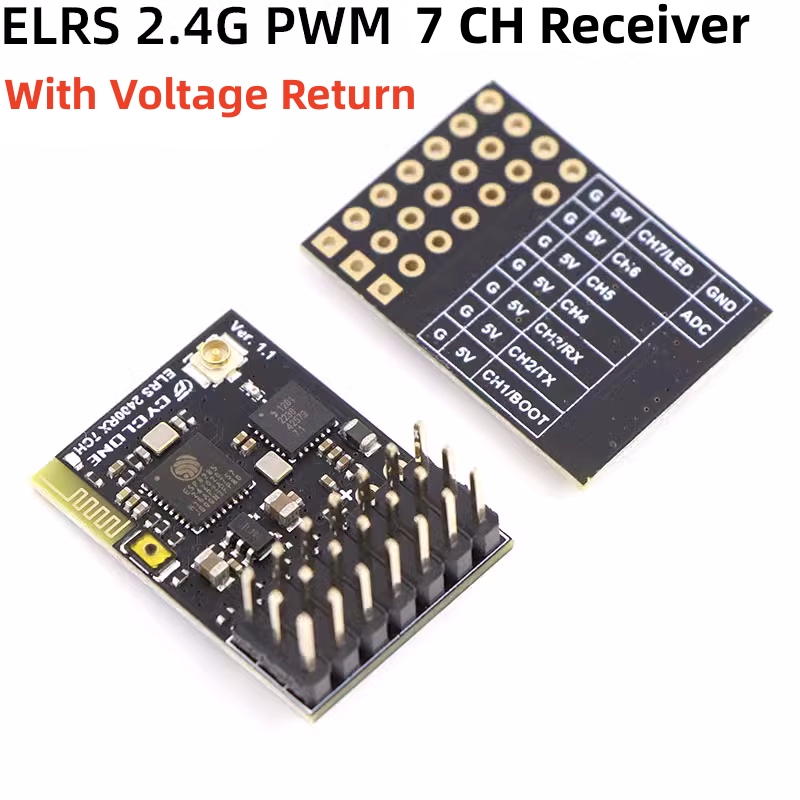 Fpv Drone Battery - Elrs 2.4G PWM ตัวรับสัญญาณ7CH 6CH crsf