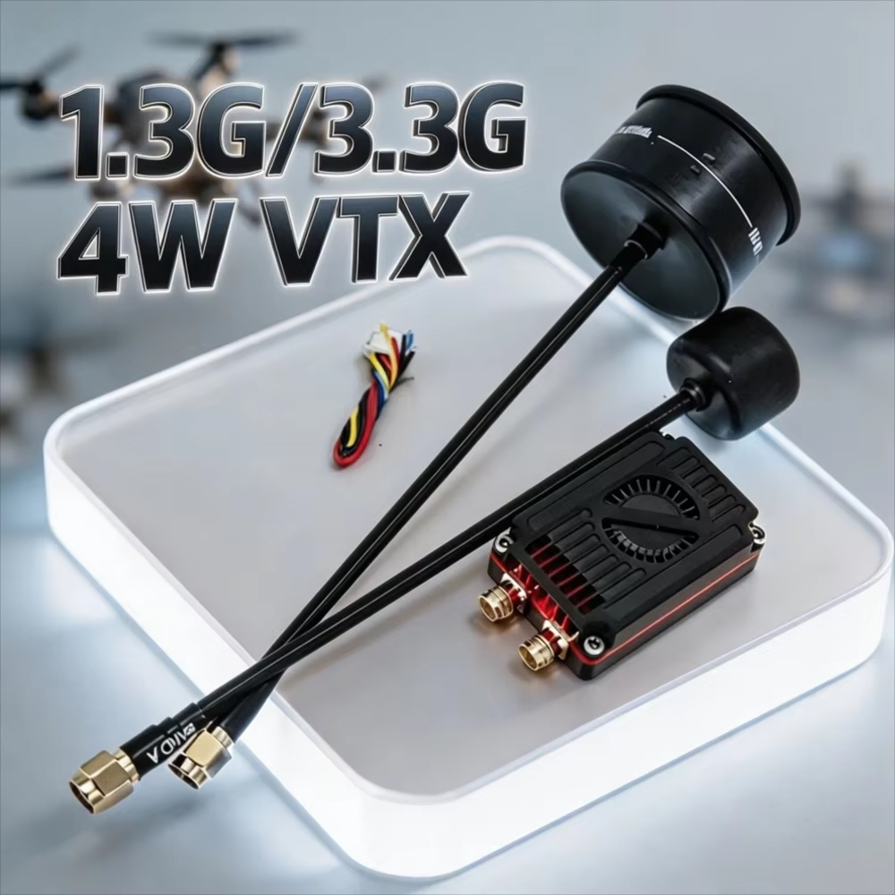 Fpv Drone Battery - Rushfpv Rush 1.3G/3.3G 4W 7-30V เครื่องส่งสัญญาณวิดีโอ