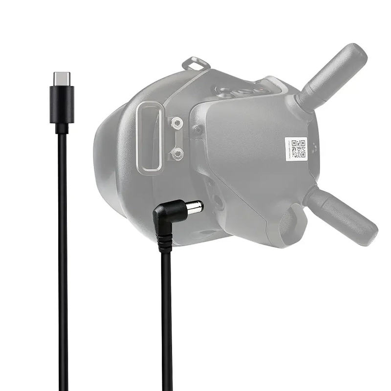 Fpv Drone Goggles - สายชาร์จพอร์ต Type-C ที่รองรับการชาร์จด้วยโปรโตคอล PD สำหรับ DJI