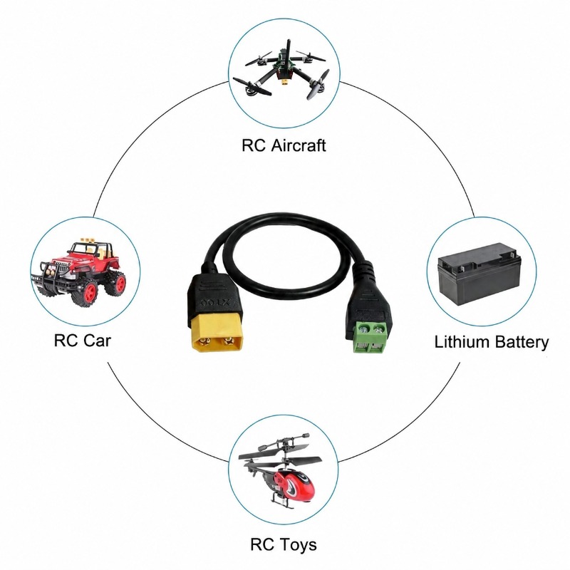 สายอะแดปเตอร์ XT60 ตัวผู้-ตัวเ - Fpv Drone Charger บทวิจารณ์และราคา